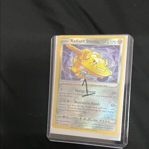Radiant Steelix Pokémon Card